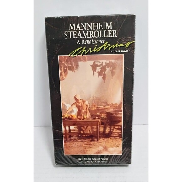MANNHEIM STEAMROLLER A RENAISSANCE CHRISTMAS BY CHIP DAVIS SEALED VHS READ!!! - Picture 1 of 7